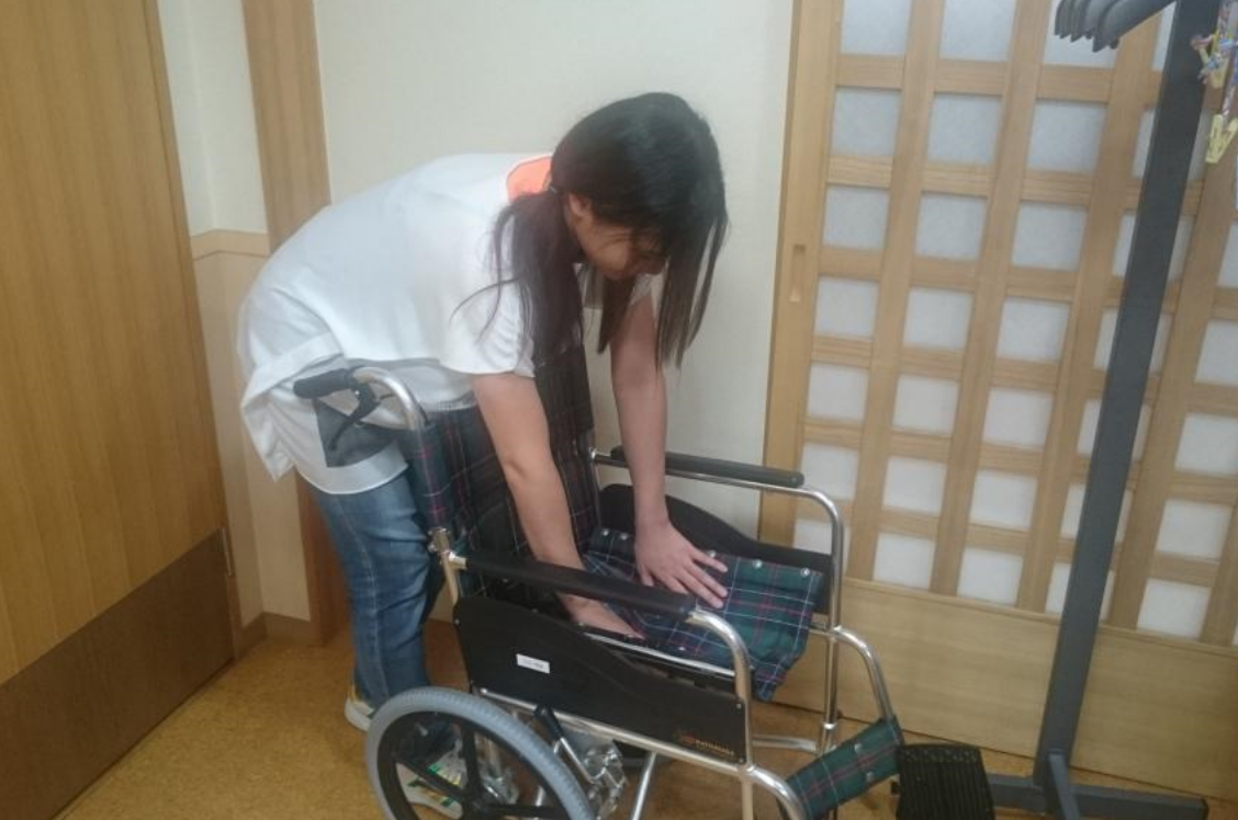 車椅子準備